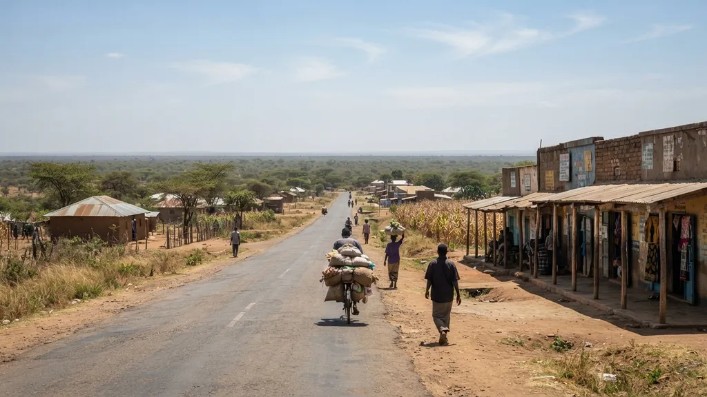 The AI-generated scene for 2026-08-02, depicting Choma, Zambia.