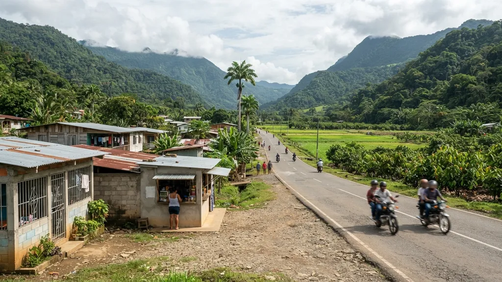 The AI-generated scene for 2026-08-24, depicting Bonao, Dominican Republic.