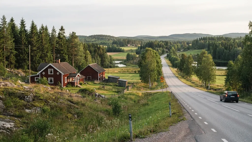 The AI-generated scene for 2026-08-26, depicting Katrineholm, Sweden.