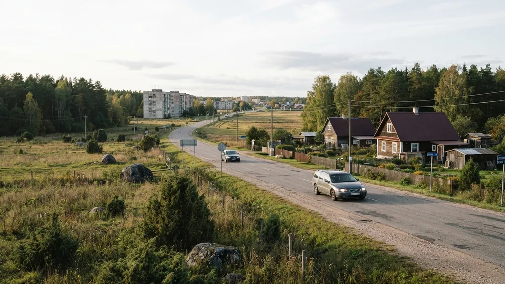 An AI-generated outdoor scene. Guess which country it depicts.